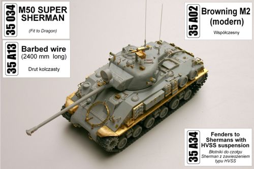 Aber ABR35034 1:35 Israeli M50 Super Sherman