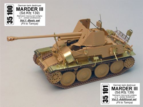 Aber ABR35100 1:35 Marder III Sd.Kfz.139