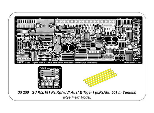 Aber ABR35259 1:35 Pz.Kpfw.VI Ausf.E Tiger I