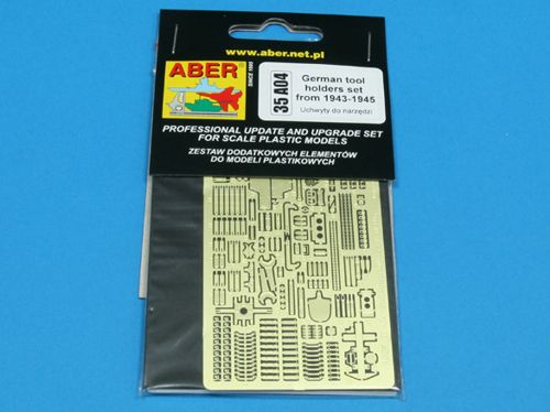 Aber ABR35A004 1:35 German tool holder set to '45