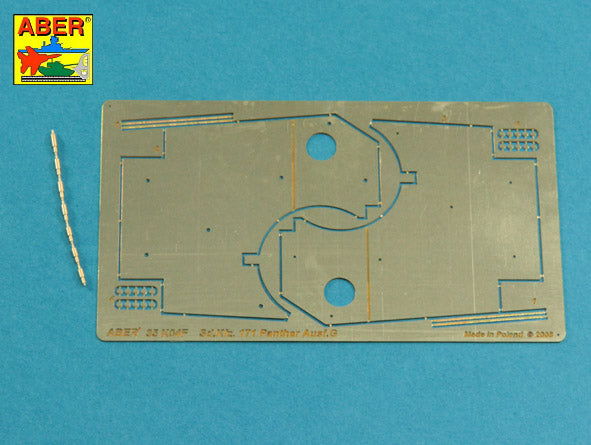 Aber ABR35A131 1:35 Pz.Kpfw.V Ausf.G Panther turret Anti-A/C additional Armour