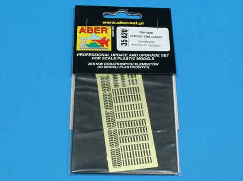 Aber ABR35A020 1:35 German WWII clamps and clasps