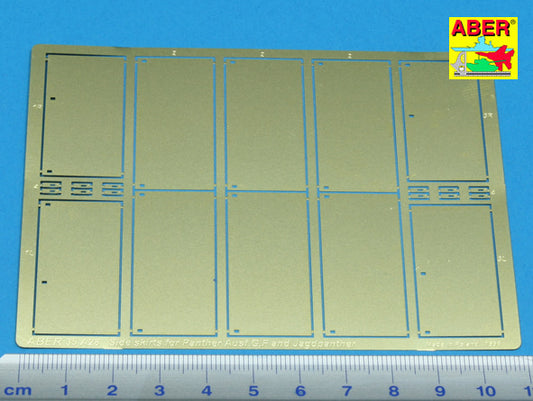 Aber ABR35A028 1:35 Pz.Kpfw.V Panther Ausf.F/Ausf.G JagdPanzer Kpfw.V side skirt