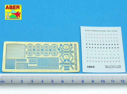 Aber German Helmet Liners, Straps, Badges & Decals 1:35