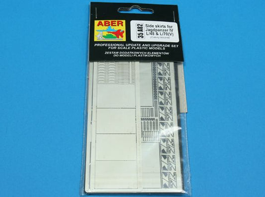 Aber ABR35A082 1:35 side skirts for Jagdpanzer IV L/48 and L/70