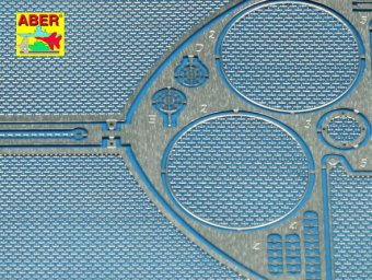 Aber ABR35G12 1:35 Grilles for Pz.Kpfw.VI King Tiger Sd.Kfz.182