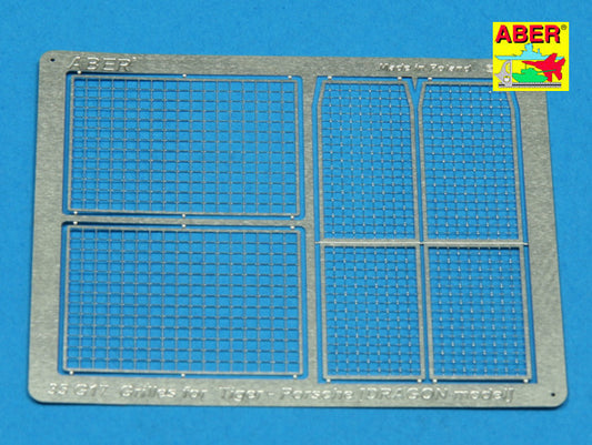 Aber ABR35G17 1:35 King Tiger Porsche Turret Grilles