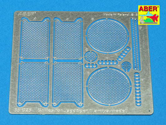 Aber ABR35G25 1:35 Grilles for JagdTiger Sd.Kfz.186