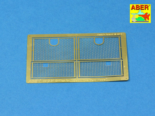 Aber ABR35G31 1:35 Grilles for Sd.Kfz.181 Pz.Kpfw.VI Tiger I