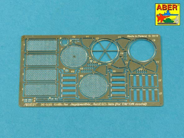 Aber Grilles for Panther Ausf.G & Jagdpanther Ausf.G2 Late 1:35