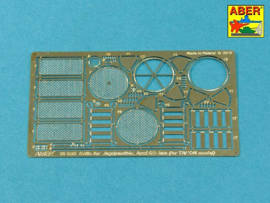 Aber Grilles for Panther Ausf.G & Jagdpanther Ausf.G2 Late 1:35