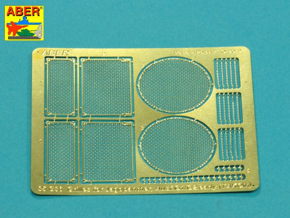 Aber ABR35G36 1:35 Grilles for Jagdpanther Ausf.G1/Ausf.G2 early