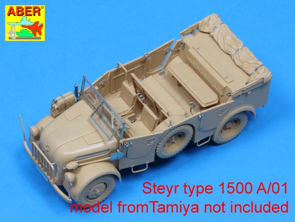 Aber ABR35G38 1:35 Grilles for Steyr Type 1500A/01 Command car