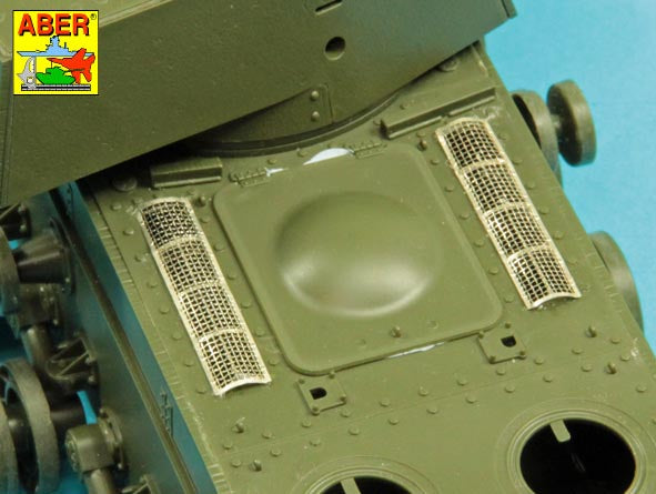 Aber ABR35G39 1:35 Grilles for Soviet KV-I & KV-II
