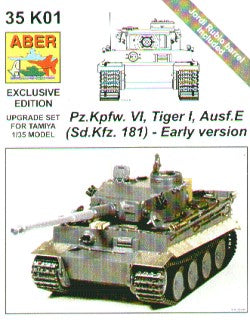 Aber ABR35K01 1:35 Pz.Kpfw.VI Tiger I Pz.Kpfw.VI Ausf.E
