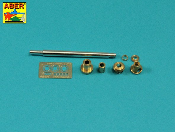 Aber German StuK.40 L/48 7.5cm Barrel Final Muzzle Brake 1:35