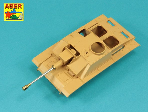 Aber German StuK.40 L/48 7.5cm Barrel Final Muzzle Brake 1:35