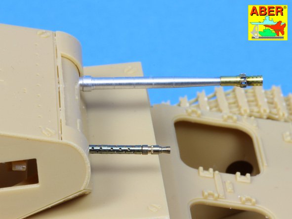 Aber ABR35L106N 1:35 Barrels set KwK.30 & MG34 for Pz.Kpfw.II Ausf.A-Ausf.F
