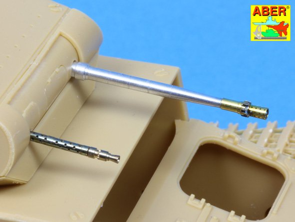 Aber ABR35L106N 1:35 Barrels set KwK.30 & MG34 for Pz.Kpfw.II Ausf.A-Ausf.F