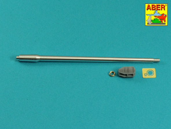 Aber 105mm D1504 L/44 Barrel with Muzzle Brake Sherman M51 1:35