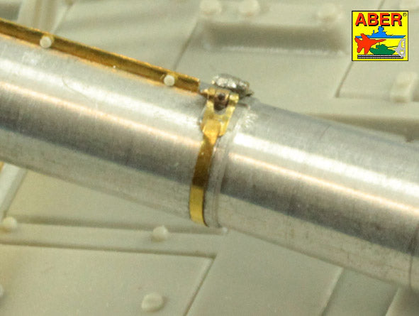 Aber 125mm 2A46M-4 Barrel for Soviet T-80U & Ukrainian T-84 1:35