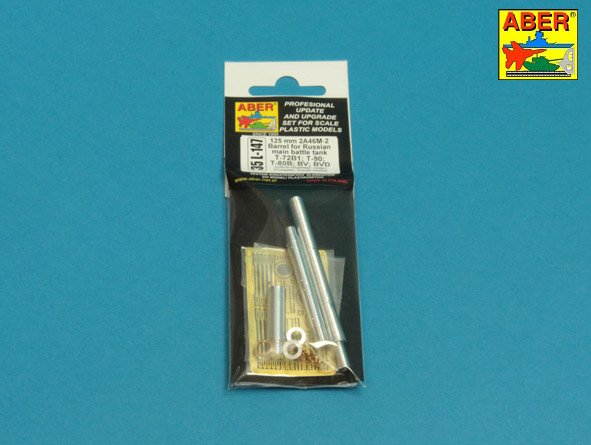 Aber 125mm 2A46M-2 Barrel for Soviet T-72B1 T-90 T-80B 1:35