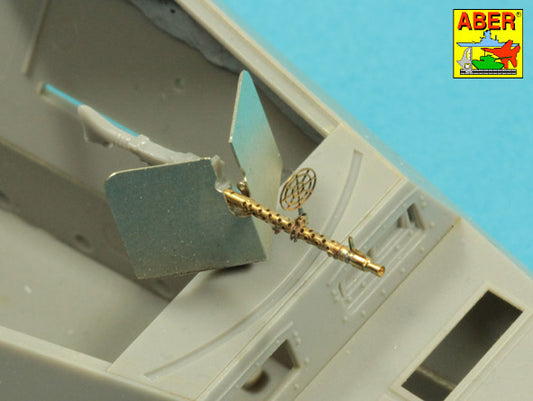 Aber MG34 Barrel with Panzerschild for Sd.Kfz.252 1:35