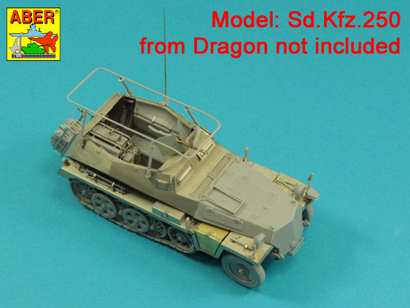 Aber MG34 Barrel with Panzerschild for Sd.Kfz.252 1:35