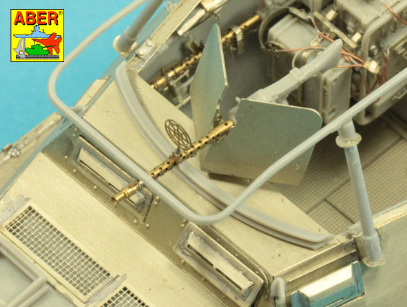 Aber MG34 Barrel with Panzerschild for Sd.Kfz.252 1:35