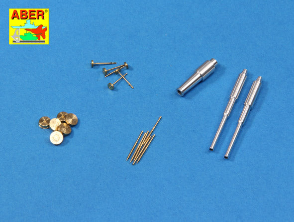 Aber ABR35L176 1:35 Set of barrels for Soviet tank T-35 1938/1939 1 x KT-28