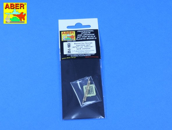 Aber ABR35L183 1:35 Barrel for Soviet machine gun KPVT cal