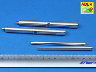 Aber German 128mm L/61 Barrels for 12.8cm FlaK 40 Zwilling 1:35