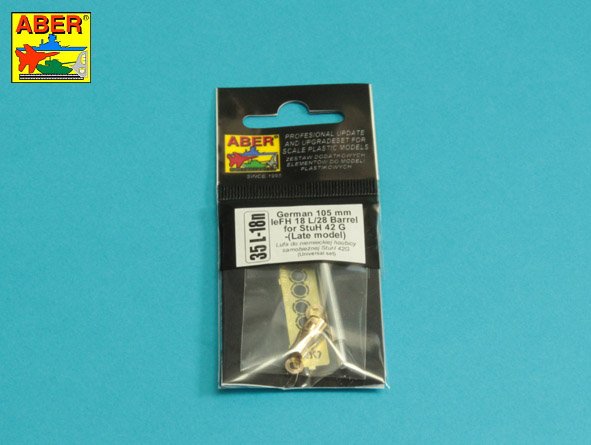 Aber ABR35L018N 1:35 German 105mm leFH 18L/28 Barrel for StuH42G -
