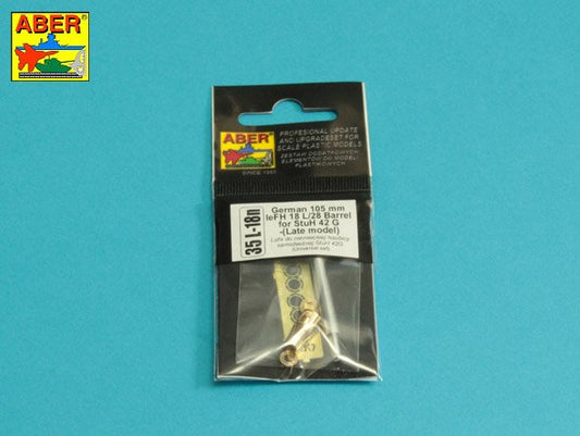 Aber ABR35L018N 1:35 German 105mm leFH 18L/28 Barrel for StuH42G -