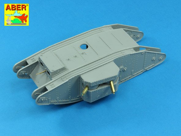 Aber Barrels for British Mk.I Female Tank or .303 Vickers 1:35