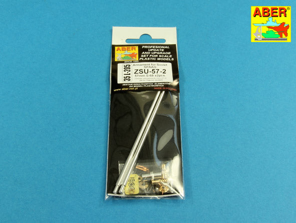 Aber ABR35L205 1:35 armament for Soviet SPAAG ZSU-57-2 57mm S-68 x 2pcs