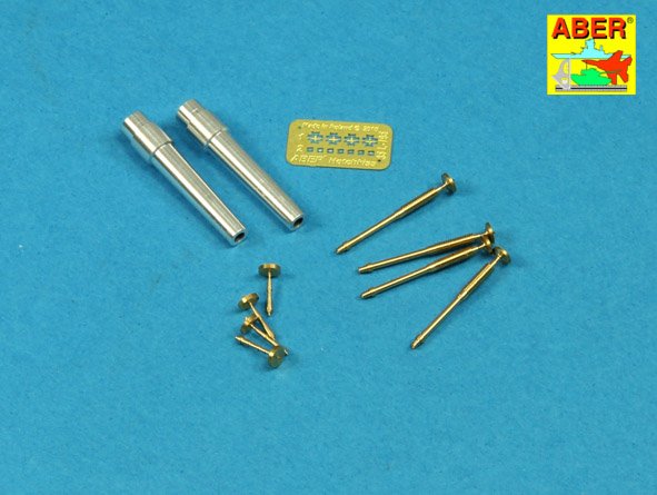 Aber ABR35L207 1:35 Barrels for British WWI Tank Mk.V Male for 6 pdr