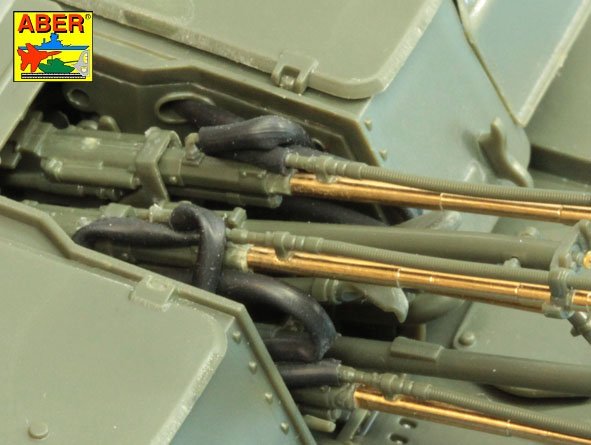Aber ABR35L213 1:35 Barrels for Soviet ZSU-23-4V1 Shilka Self-propelled AA gun