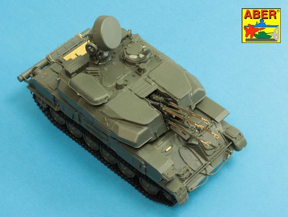 Aber ABR35L213 1:35 Barrels for Soviet ZSU-23-4V1 Shilka Self-propelled AA gun