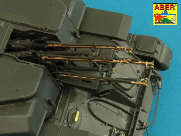 Aber ABR35L213 1:35 Barrels for Soviet ZSU-23-4V1 Shilka Self-propelled AA gun