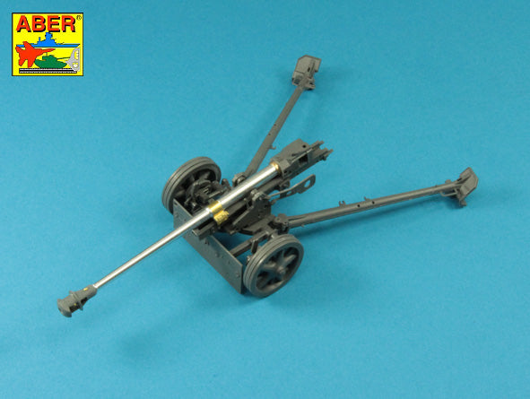 Aber ABR35L228 1:35 Barrel for German 75mm PaK 40 gun without muzzle brake