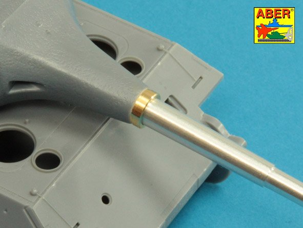 Aber 10.5cm KwK L/70 Barrel Perforated Muzzle for Lowe/VK7201 1:35