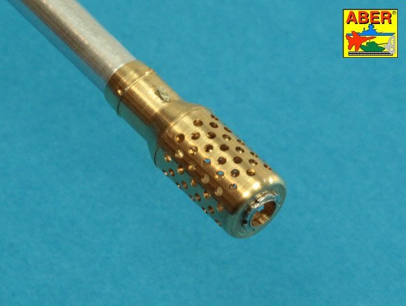 Aber 10.5cm KwK L/70 Barrel Perforated Muzzle for Lowe/VK7201 1:35