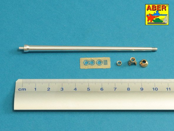 Aber 7.5cm Barrel with Single Baffle Muzzle for German VK3002 1:35
