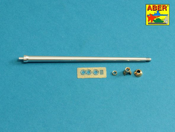 Aber 7.5cm Barrel with Single Baffle Muzzle for German VK3002 1:35