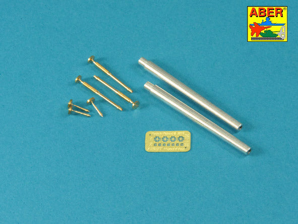 Aber Barrels for British WWI Tank Mk.I Male 6 pdr & Hotchkiss 1:35