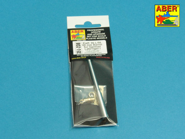 Aber ABR35L238 1:35 KwK36/L56 88mm barrel for Pz.Kpfw.VI Ausf.E Tiger I