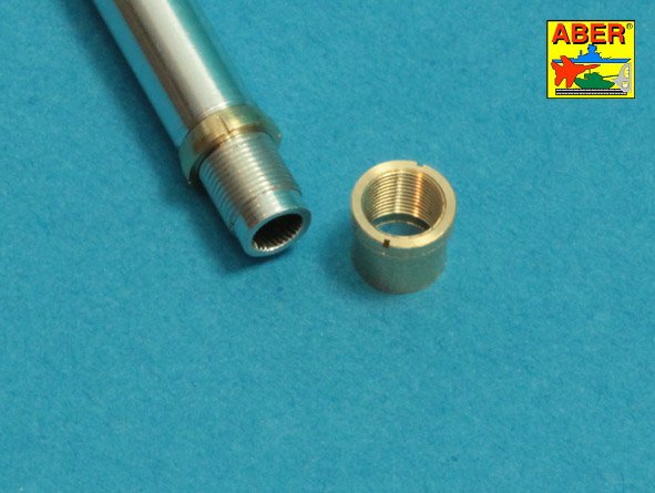 Aber US 90mm M3 Barrel with Thread Protector for M36B1 1:35