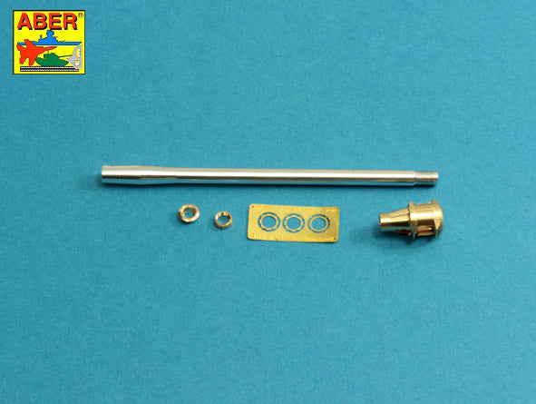 Aber ABR35L242 1:35 90mm M3 barrel with muzzle brake for T26E3 Pershing