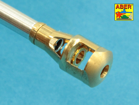 Aber ABR35L242 1:35 90mm M3 barrel with muzzle brake for T26E3 Pershing